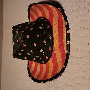 NWT Pugs Unisex Patriotic Western Cowboy Style Hat
